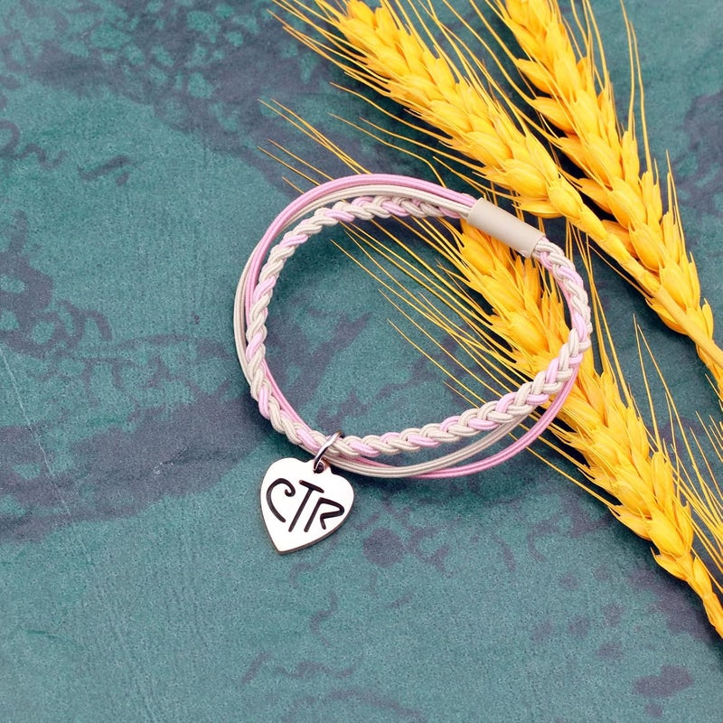 Junswanry LDS Christian CTR Hair Band Bracelet LDS Baptism Gifts Choose The Right Gifts - Image 4